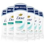 Dove Invisible Solid Antiperspirant Deodorant Stick for Women, 6 Count, Sensitive, for All Day Underarm Sweat & Odor Protection 2.6 oz