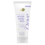 Dove Whole Body Deo Aluminum Free pH Balancing Cream Deodorant Coconut & Vanilla for 72h Odor Control 2.5 oz