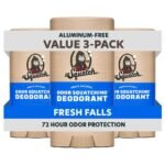 Dr. Squatch Natural Men’s Deodorant, Aluminum Free Deodorant Men (3-Pack)