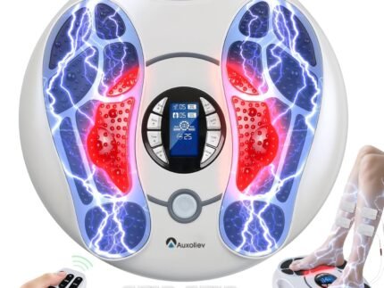 EMS Foot Massager for Neuropathy : FSA Eligible Electric Foot Massager for Circulation and Pain Relief,Hsa Plantar Fasciitis,25 Modes 99 Intensities,4 TENS Unit Muscle Stimulator Pads,Gifts for Mom