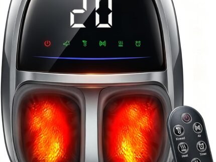 EaseZen Foot Massager with Heat for Neuropathy Plantar Fasciitis Relief