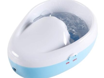 Electric Bubble Nail Soaking Bowl, Manicure Hand Bowl Jet Spa Massage Soak Soothing Relaxing Manicure Machine Soften Cuticles