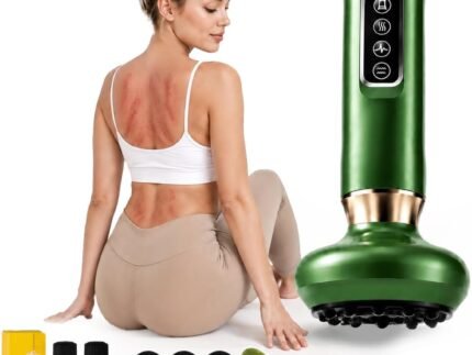 Electric Cupping Massager, Lymphatic Drainage Massager and Cellulite Massage Tool, 12-Level Adjustable Suction with One-Touch Pressure Release for Neck
