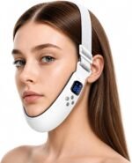 Electric Double Chin Device & V-Face Machine with 6 Modes and 12 Gear Adjustable Intensities – for Jawline Improve and Face Slimmer, Helps Obtain V-Line