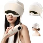 Electric Head Massager for Headaches, Eye Massager with 6-Level Heat