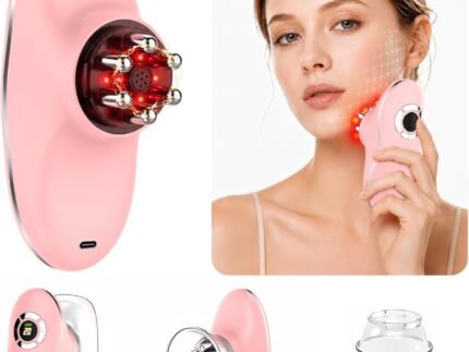 Electric Lymphatic Contour Face Brush for Jawline & Neck, Body Contouring