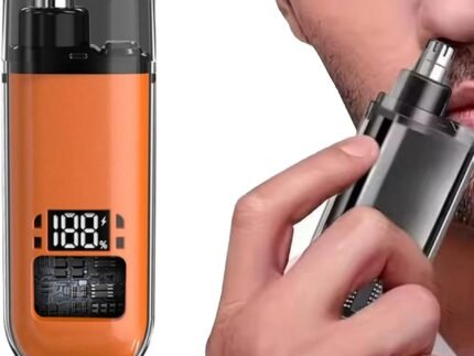 Electric Mini USB Rechargeable Nose Hair Trimmer with Waterproof Washable Head