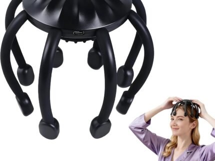 Electric Scalp Massager, 360° Octopus Head Massager Automatic 4 Modes Scalp Stress Relax Device-8 Heads