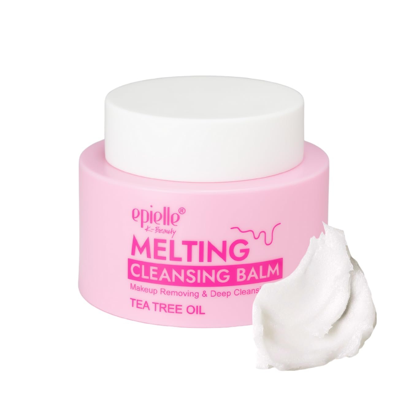 Epielle Melting Cleansing Balm Oil Cleanser – Tea Tree Oil Makeup Remover for Face, Gentle Deep Pore Cleanser, Waterproof Mascara Remover, Sensitive Skin Safe, 1.05oz Epielle Melting Cleansing Balm Oil Cleanser – Tea Tree Oil Makeup Remover for Face, Gentle Deep Pore Cleanser, Waterproof Mascara Remover, Sensitive Skin Safe, 1.05oz