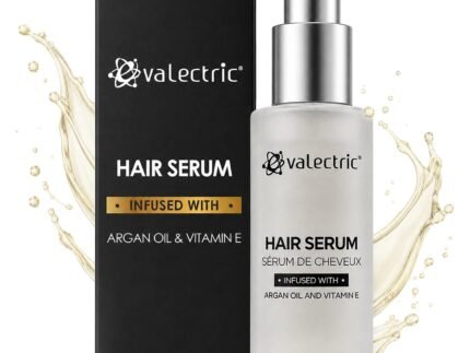 Evalectric Argan Oil Hair Serum – For Dry, Damaged, Frizzy Hair – 2 Fl Oz
