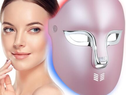 FSA Red Light Therapy Mask for Face : Acne Removal,Wrinkles Redness,Wirless Remote,Salon Grade HSA Infrared Face Mask, Anti Aging Skincare for Home,2000mAh Rechargeable Led Light Therapy Facial Mask