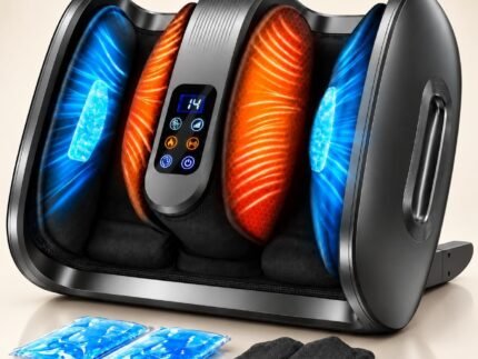 FSA Shiatsu Foot Massager with Heat, HSA Eligible Electric Foot Massager