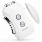 Face Massager Tool with Red Light Therapy for Face, Jade＆Rose Quartz Microcurrent Facial Device with Vibration＆7-Color LED Warm Heat, Gua Sha Facial Tools for Lifting, De-Puffing, Lymphatic Drainage