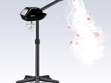 Face Steamer Professional,Steamer for Facial on Wheels,Ozone Face Steamer for Deep Facial Cleansing