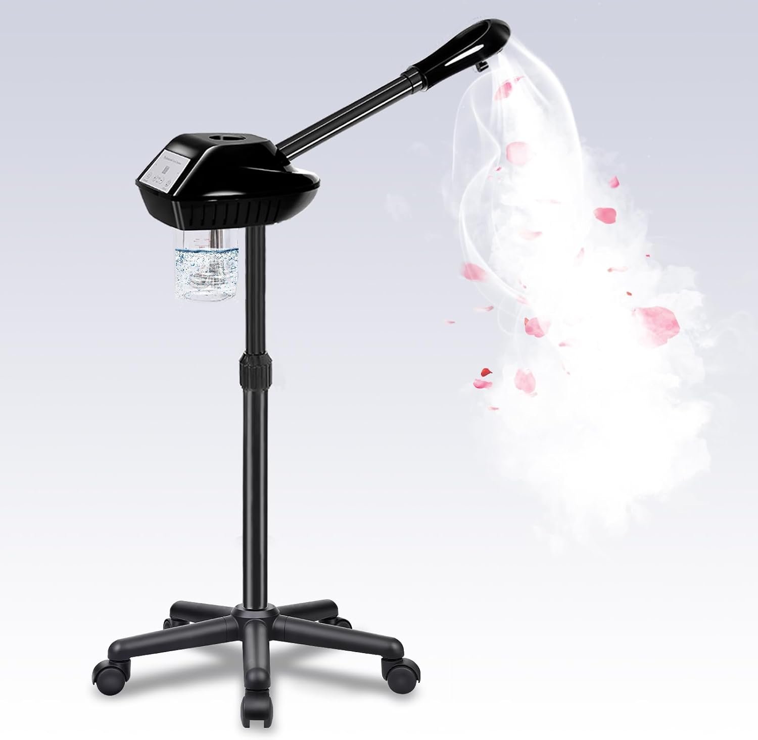 Face Steamer Professional,Steamer for Facial on Wheels,Ozone Face Steamer for Deep Facial Cleansing Face Steamer Professional,Steamer for Facial on Wheels,Ozone Face Steamer for Deep Facial Cleansing