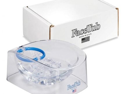 Facial Cold Plunge, Face Tub with Breathing Tubes, Made in USA