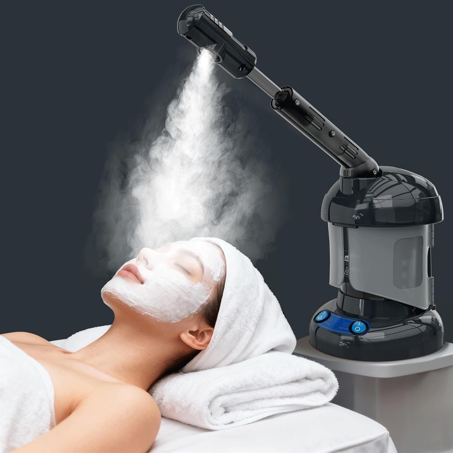 Facial Steamer, Nano Ionic Ozone Face Steamer for Home & Salon Facial Steamer, Nano Ionic Ozone Face Steamer for Home & Salon