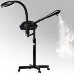 Facial Steamer Professional with 5X Magnifying Lamp, More Steam
