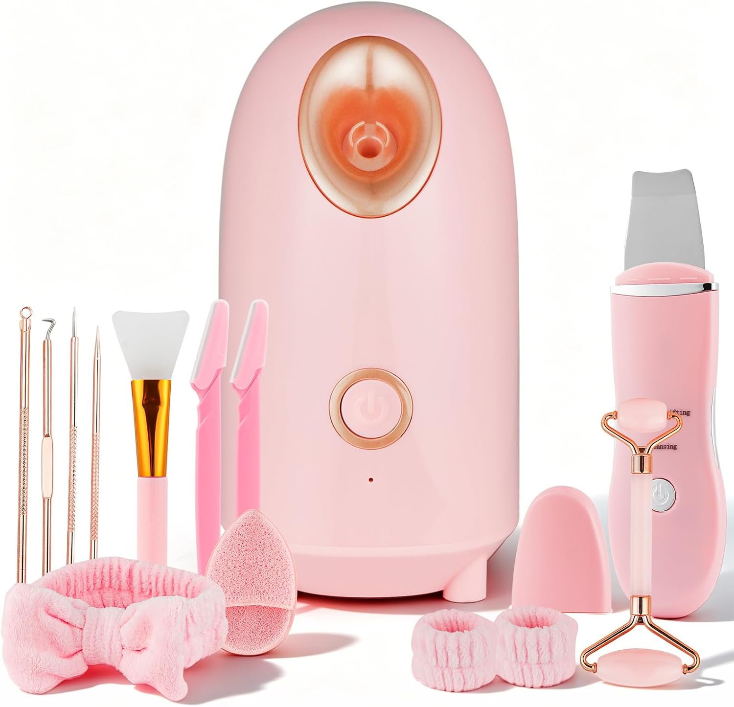 Facial Steamer Spa Kit with 8 Skin Care Tools Facial Steamer Spa Kit with 8 Skin Care Tools