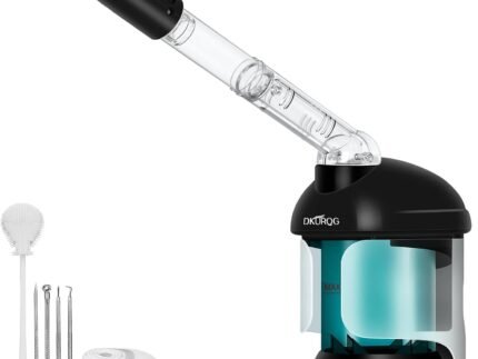 Facial Steamer with Extendable 360° Rotating Arm Black