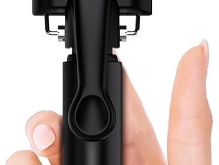 Farery Mini 3 Barrel Hair Waver – Portable Beach Wave Curling Iron for Short Hair, 1/2 Inch Ceramic Crimper with 3 Temp Settings & 30s Fast Heating, Dual Voltage Travel Hair Waver for Women, Pouch Bag