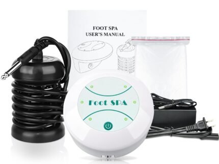 Foot Detox Machine, Portable Ionic Foot Bath Detox Machine, Ion Foot Spa Cleanser for Home Travelling USE with 10 Liners