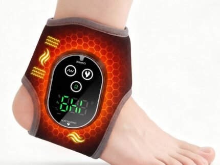 Foot Massager for Neuropathy, Cordless Ankle Massager & Ankle Heating Pad