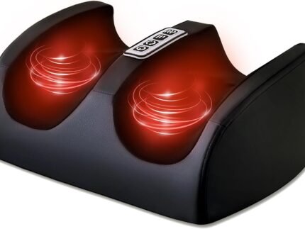 Foot Massager with Heat Electric Foot and Calf Massager Black