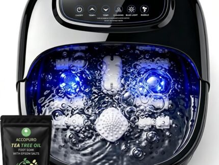 Foot Soaking Tub with Ozone & UV, Foot Spa Bath Massager with Heat