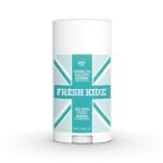 Fresh Kidz Deodorant Stick for Kids and Teens – Baking Soda and Aluminum-free 24 Hour Protection for Sensitive Skin – Unscented “Green”, 2.65 oz / 75 g