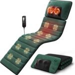 Full Body Massage Mat with Heat, 10 Motors, Detachable Massager Pad