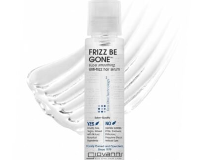 GIOVANNI Eco Chic Frizz Be Gone, Adds Shine, 2.75 fl oz (1 Pack)