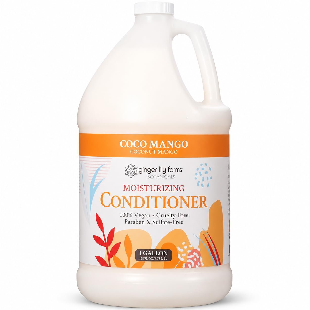 Ginger Lily Farms Botanicals Conditioner, 128oz, Coco Mango Ginger Lily Farms Botanicals Conditioner, 128oz, Coco Mango