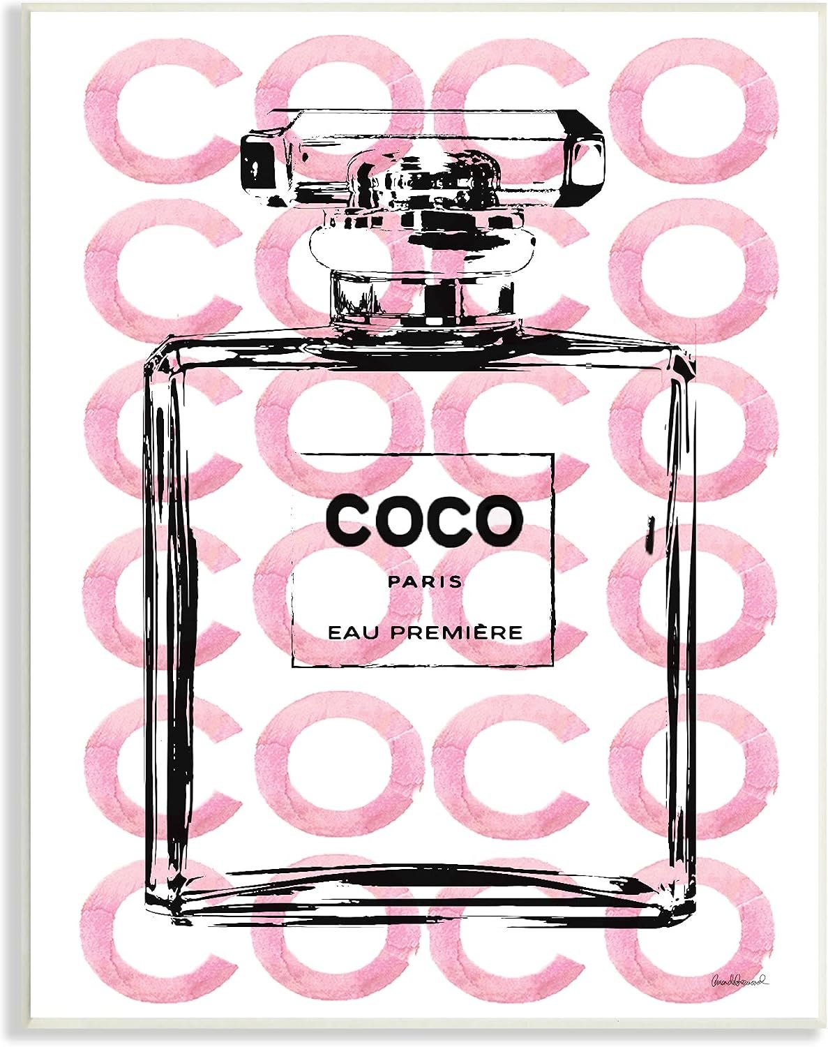 ‘Glam Perfume Bottle Brand Text’| Wall Plaque Art ‘Glam Perfume Bottle Brand Text’| Wall Plaque Art