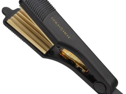 Gold N Hot Professional Ceramic 2” Hair Crimper Iron, 2 Inch (Pack of 1)