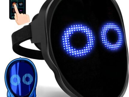 Gootus LED Halloween Mask with Gesture Sensing & Customizable