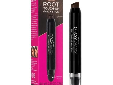 Gray Away Root Touch-Up Quick Stick, Black/Dark Brown, 0.1 oz