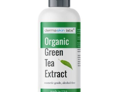 Green Tea Extract Cosmetic Grade, Alcohol Free Natural Skin-Soothing Active for Cosmetics – Organic DIY Skincare Ingredient for Face, Body & Hair (4 oz)