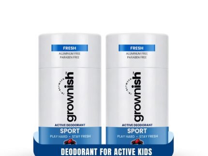 Grownish SPORT Deodorant for Boys – Aluminum Free, Cool Sport Scent, 2 Pack