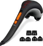 HANGSUN Handheld Neck Back Massager for Pain Relief Deep Tissue, Double Head Full Body Percussion Massage MG400 for Shoulder, Leg, Foot, Muscles