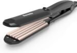 Hair Crimper for Volumizing Fluffy Hairstyle, Crimper Hair Iron with Ceramic Plates, Crimping Iron Tool for Women Girls Hair Waver Dual Voltage, Auto Off