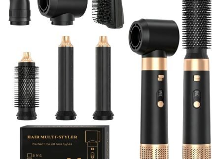Hair Dryer Brush, 6-in-1 Blow Dryer Brush Hairdryer Hot Air Styler