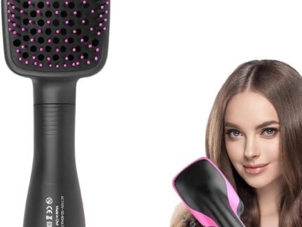 Hair Dryer Brush Blow Dryer Brush in One, 3 in 1 One Step Hair Dryer and Styler, Negative Ion Hair Straightener Hot Air Styling Tool for Straightening Drying Smoothing