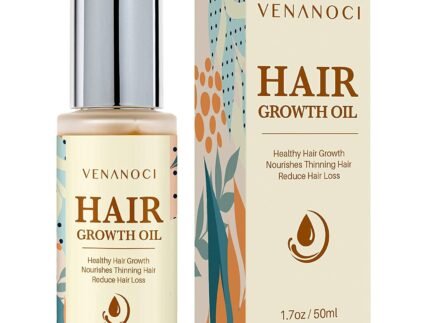 Hair Growth Oil with Rosemary & Biotin: Natural Hair Regrowth Serum for Women & Men – Anti Hair Loss & Thinning Treatment – Promotes Thicker, Fuller, Stronger, Healthier Hair – All Hair Types