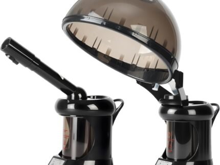 Hair Steamer, Hair and Face Steamer with Extendable Arm, Portable Tabletop Steamer, Ideal for Home Personal Care and Beauty Salon