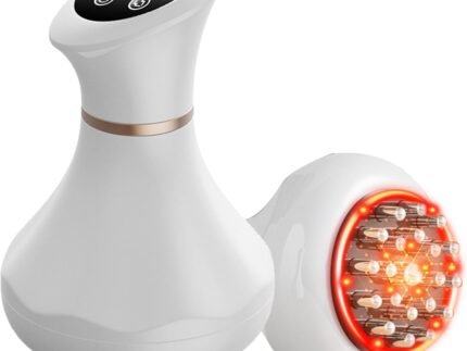 Handheld Electric Lymphatic Drainage Massager: Body Sculpting Machine and Anti Cellulite Massage Tool for Cellulite & Stretch Marks with Microcurrent Red Light Heat & Vibration