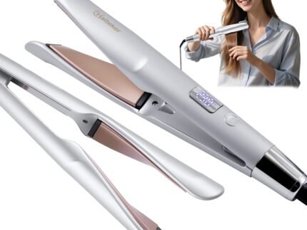 Hatteker Hair Straightener and Curler 2-in-1, Flat iton Hair Straightener