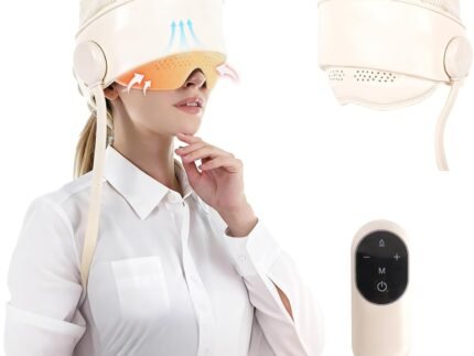 Head Massager with Heat – Rechargeable Scalp & Eye Tool