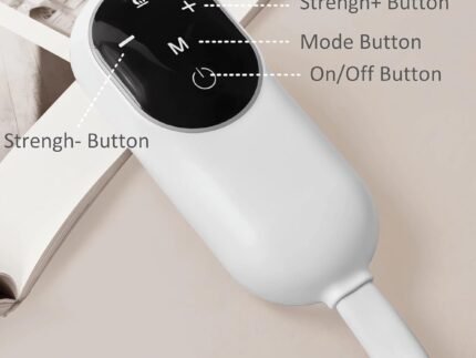 Head Massager with Hot Compress, 4 Massage Modes, 6 Airbags, 2000mAh Battery, Low Noise Operation, Forehead and Temple Relief