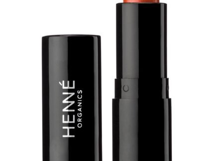 Henné Organics Luxury Lip Tint – Moisturizing, Sheer Natural Color – Coral (Orange)